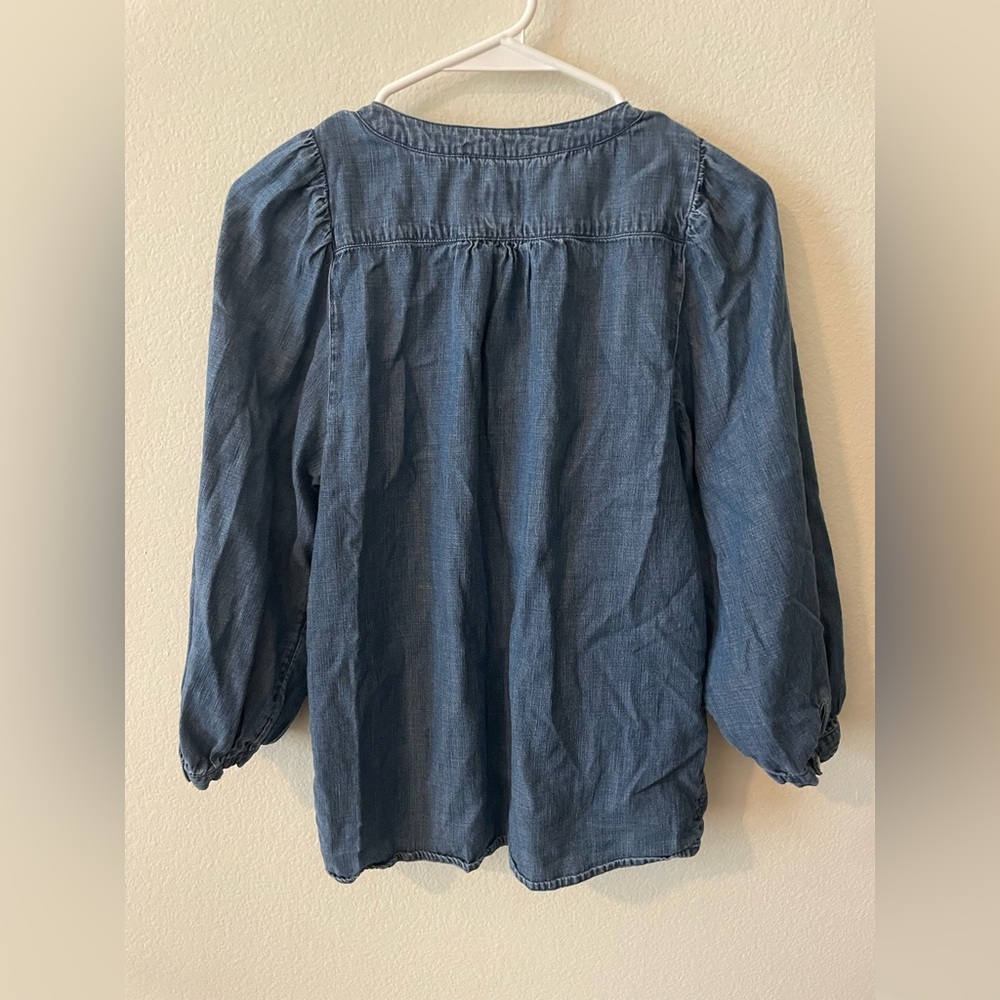 GAP Indigo Denim blouse - Picture 3 of 3
